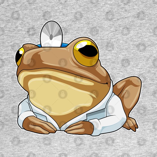 Frog as Doctor with Doctor's coat by Markus Schnabel